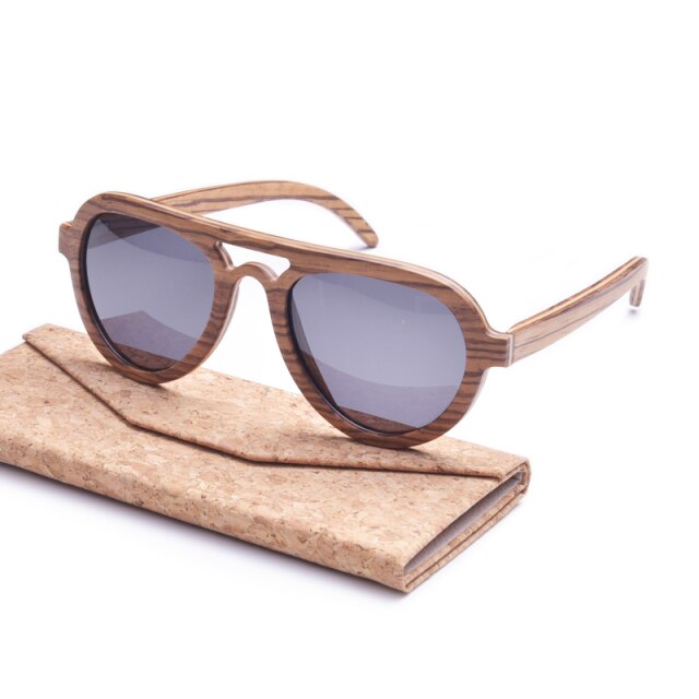 Skateboard Aviation Wood Sunglasses | Woodpecker Specs Sunglasses