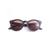 Round Wood Hand-crafted Sunglasses
