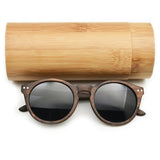 Round Wood Sunglasses